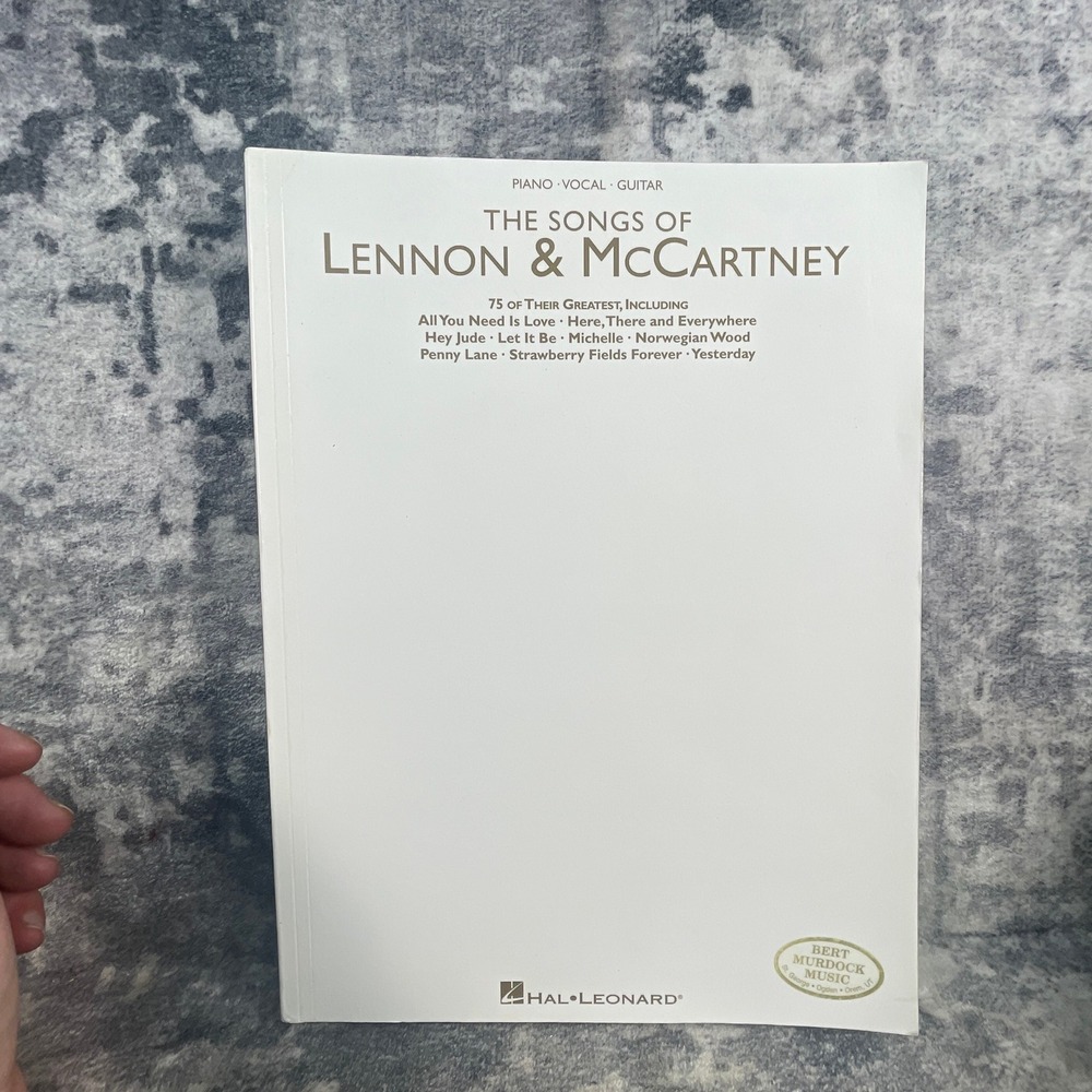 Songs of Lennon & McCartney Piano Vocal Guitar Songbook Hal Leonard PB